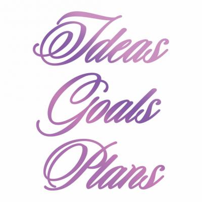 Couture Creations Hotfoil Stamp - Ideas, Goals, Plans